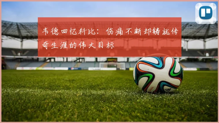 韦德回忆科比：伤痛不断却铸就传奇生涯的伟大目标